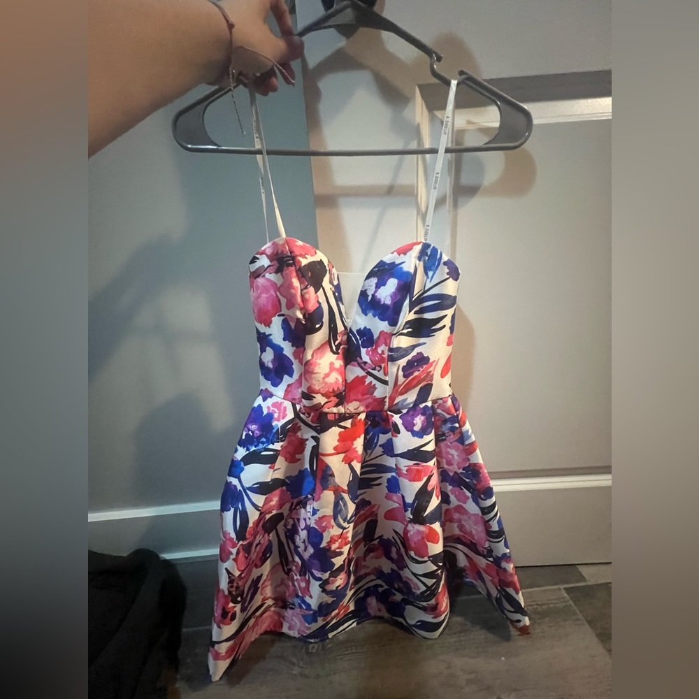 B darlin strapless dress